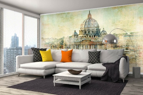 Vlies Fototapete - Petersdom, Vatikan 375 x 250 cm
